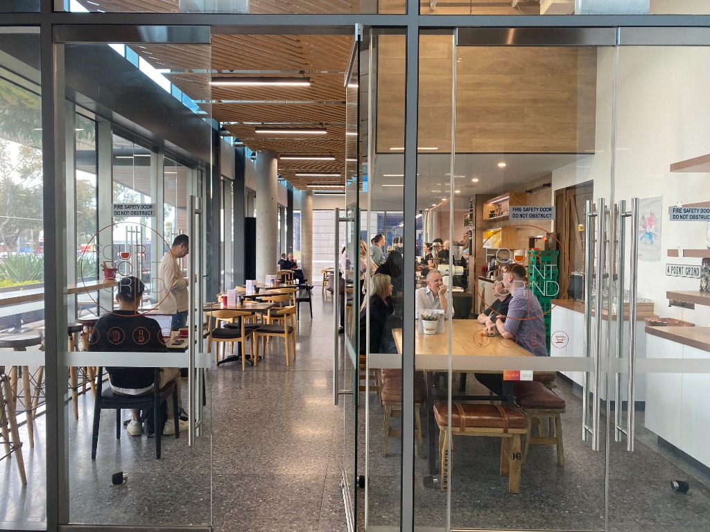 Four Point Grind Cafe Entrance